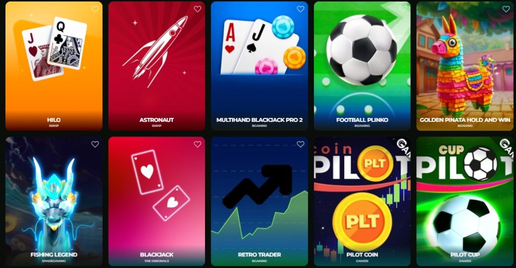 Goldzino Casino Table games
